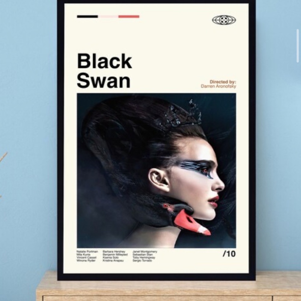 BRAND NEW UNOPENED Black Swan Movie Poster 24x36 (originally 100)